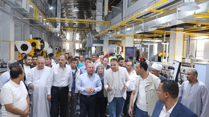 باستثمارات 5 ملايين دولار.. وزير الصناعة يفتتح مصنع الرضوان الدولي لإنتاج كباسات أجهزة التبريد