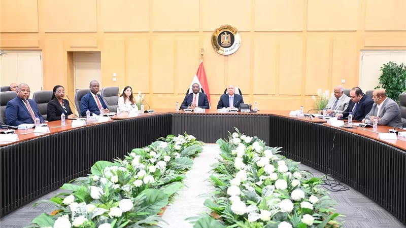 وزير الصناعة يعقد جلسة مباحثات مع وزير التخطيط بجمهورية الكونغو الديمقراطية
