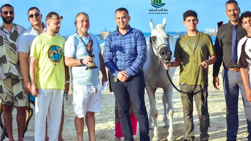 رئيس جهاز القري السياحية يشهد فعاليات بطولة الخيول العربية بالساحل الشمالى