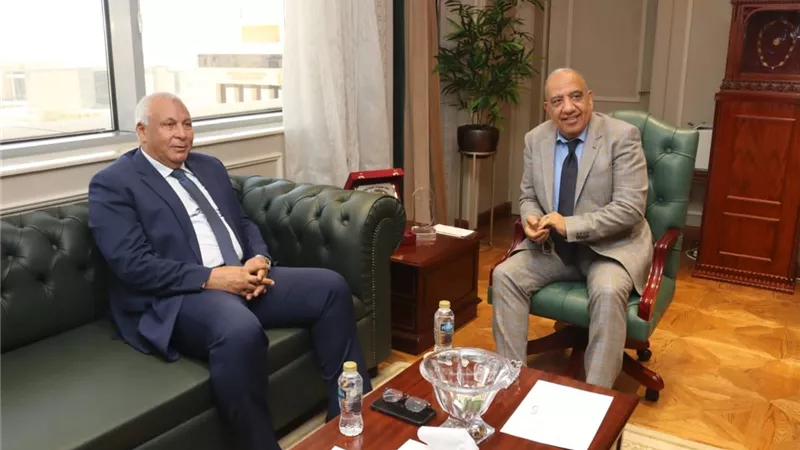 وزير الكهرباء يبحث مع محافظ الوادي الجديد خطة التنمية وتأمين التغذية 