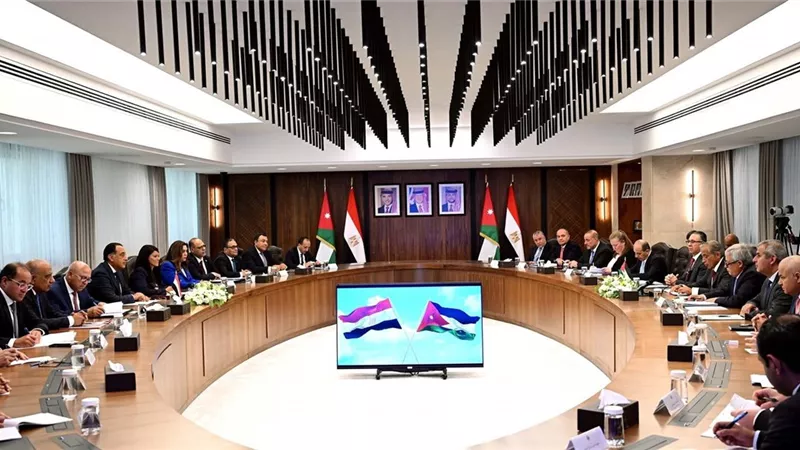 اللجنة العليا المصرية الأردنية تؤكد المضي في تعزيز التعاون الثنائي بمختلف المجالات