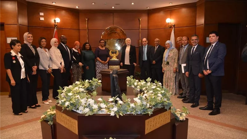 مصلحة الضرائب تستقبل وفد ATAF بمركز التدريب الضريبي بالمعادي