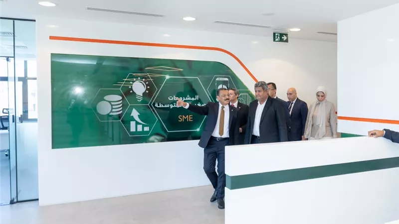 افتتاح فرع البنك الأهلي المصري بمدينة المنصورة الجديدة