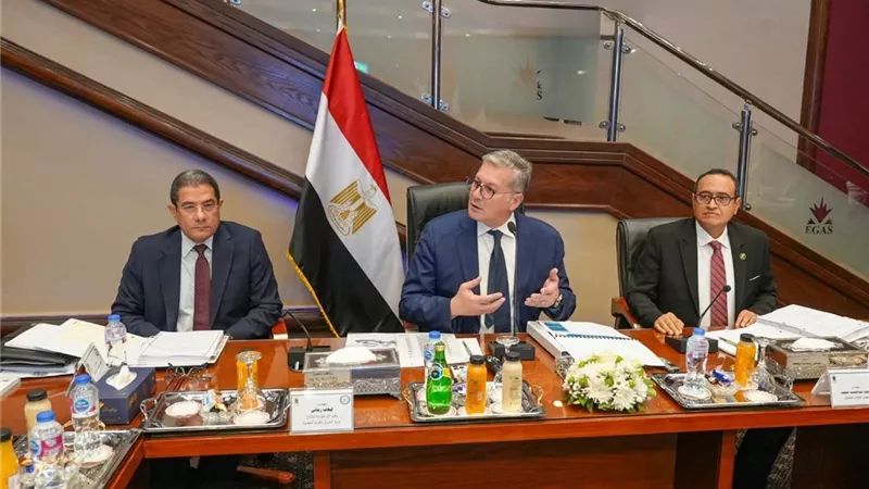 وزير البترول يترأس اجتماع الجمعية العامة للشركة المصرية القابضة للغازات الطبيعية إيجاس