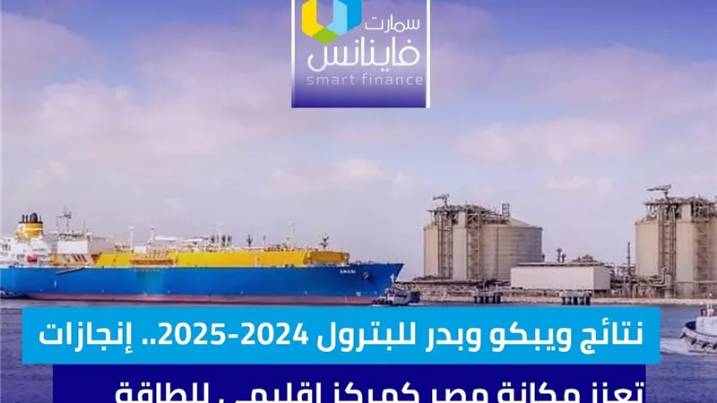 نتائج ويبكو وبدر للبترول 2024-2025.. إنجازات تعزز مكانة مصر كمركز إقليمي للطاقة