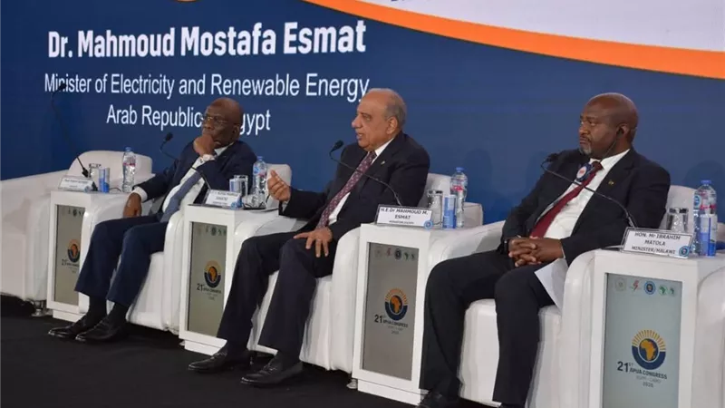 وزير الكهرباء يشارك بمائدة مستديرة حول بناء هيكل الطاقة المستدامة بأفريقيا