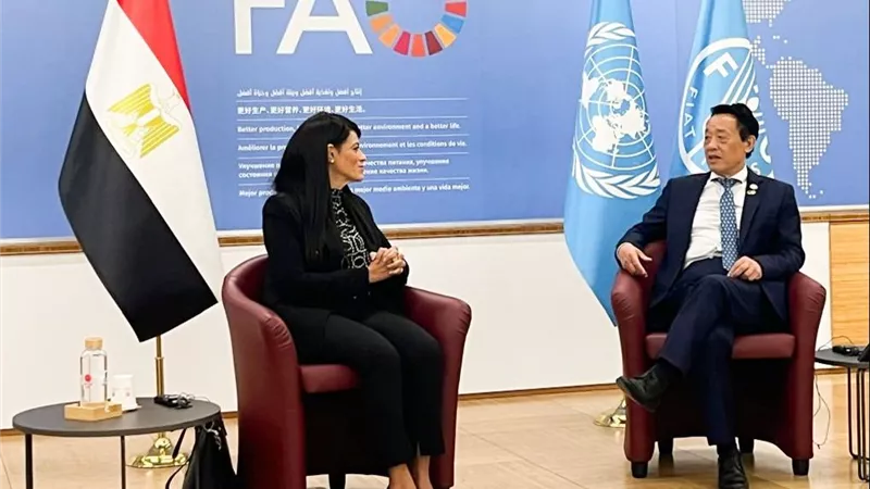 «المشاط» تبحث مع «الفاو» تعزيز التعاون في الأمن الغذائي والنظم الزراعية المستدامة