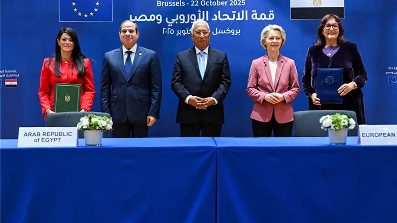 مصر والاتحاد الأوروبي يوقّعان اتفاق المرحلة الثانية لآلية مساندة الاقتصاد الكلي ودعم الموازنة بقيمة 4 مليارات يورو