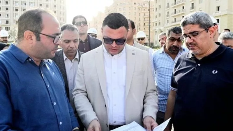 وزير الإسكان يتابع ميدانيًا أعمال تنفيذ الحي الخامس جاردن سيتي بالعاصمة الجديدة