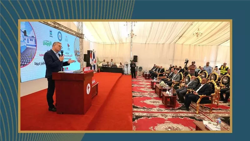 وزير البترول ومحافظ الإسكندرية يفتتحان تطوير  قري منطقة كنج مريوط