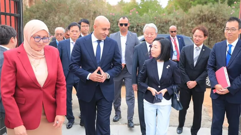  وزير التعليم يصطحب الأميرة أكيكو لزيارة المدرسة المصرية اليابانية بزهراء مدينة نصر 