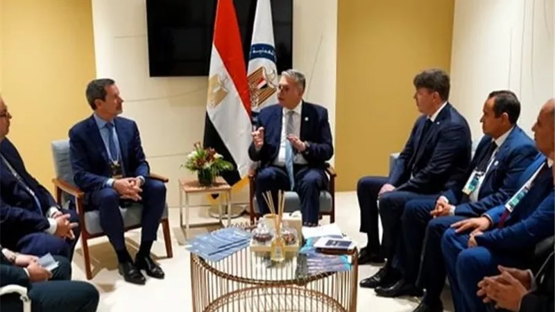 وزير البترول يبحث مع 
