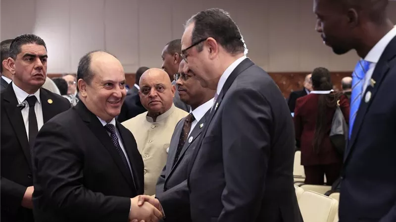 وزير قطاع الأعمال يبحث مع نظيره الجزائري تعزيز التعاون الدوائي