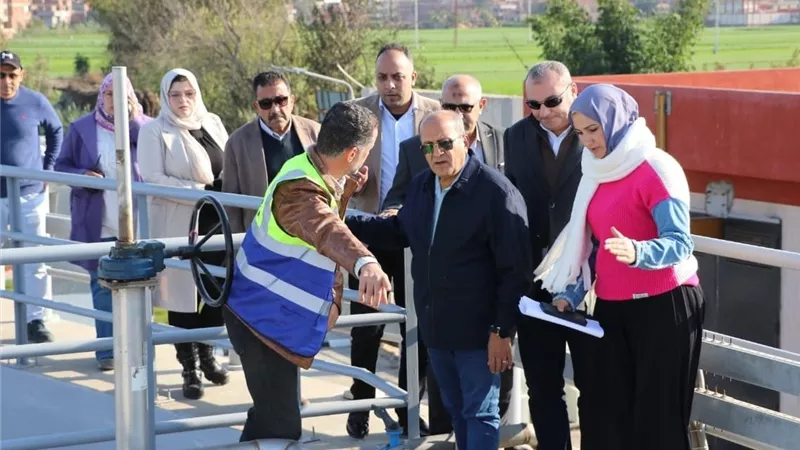 رئيس القابضة لمياه الشرب يتفقد مياة الشرقية ويعزز التحصيل وكفاءة التشغيل بالمرافق