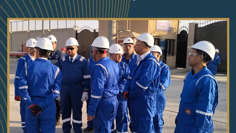 زيارة مفاجئة لوكيل أول وزارة البترول لمتابعة السلامة بمستودع بدر