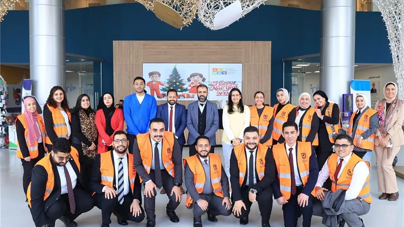 أجواء فرح داخل مستشفى الناس بمشاركة البنك الأهلي المصري 