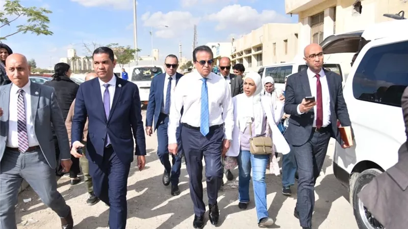 وزير الصحة: جامعة ومستشفي 