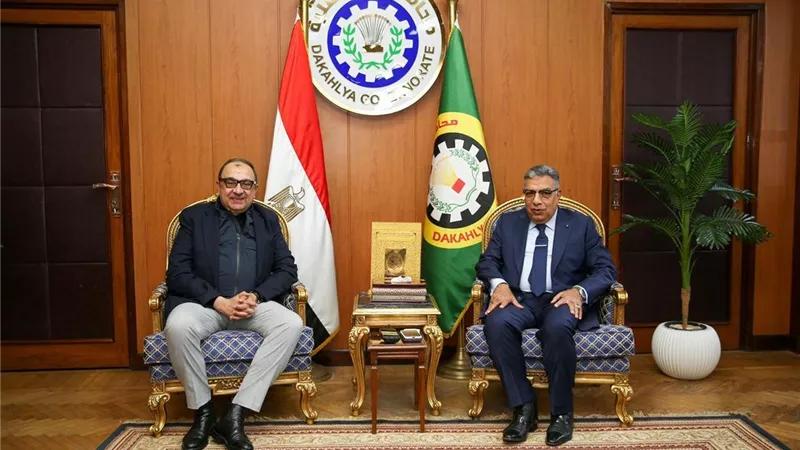 وزير قطاع الأعمال ومحافظ الدقهلية يبحثان تطوير «الدلتا للأسمدة» ودعم الصناعة  