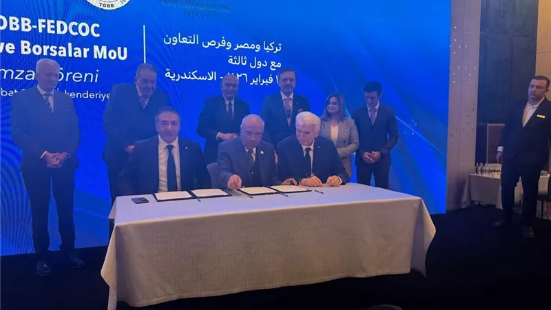 مذكرة تفاهم وبروتوكول تعاون بين غرفتي القليوبية ودينزلي التركية