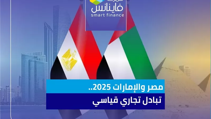 مصر والإمارات 2025.. تبادل تجاري قياسي