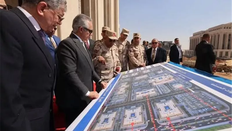 وزير العدل يتفقد مشروع مدينة العدالة بالعاصمة الجديدة