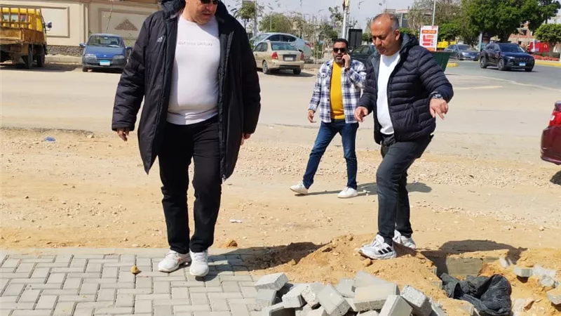 مدينة بدر تنفيذ أعمال رفع كفاءة وتطوير المحاور الحيوية بالمدينة