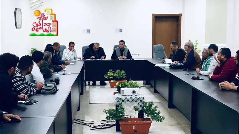 رئيس حدائق العاصمة يوجه بتسريع وتيرة العمل لتسليم الوحدات لحاجزيها في المواعيد المحددة