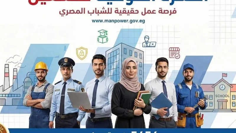 5456 فرصة عمل في 14 محافظة.. الدولة تفتح باب الرزق والشباب على الموعد