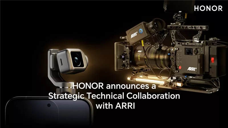 لأول مرة.. HONOR  وARRI  تعلنان عن تعاون تقني رائد لإدماج علوم الصورة السينمائية في الهواتف