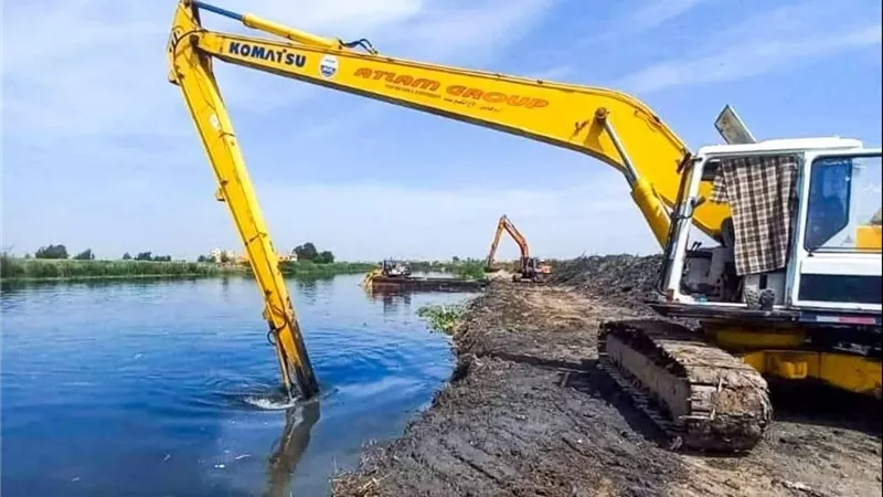 تطهير ونزع حشائش مصارف زراعية بأطوال 39 ألف كيلومتر.. وتجريف مصارف بحجم 8.50 مليون متر مكعب