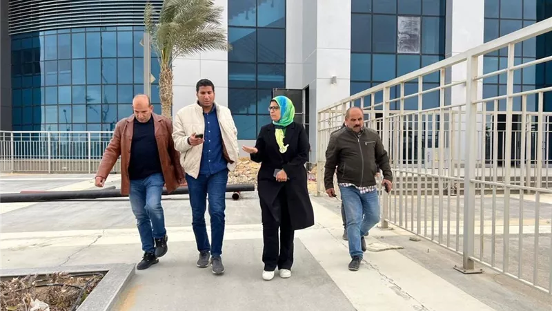 رئيس جهاز العاصمة الجديدة تتابع أعمال الصيانة بنادى النادى 