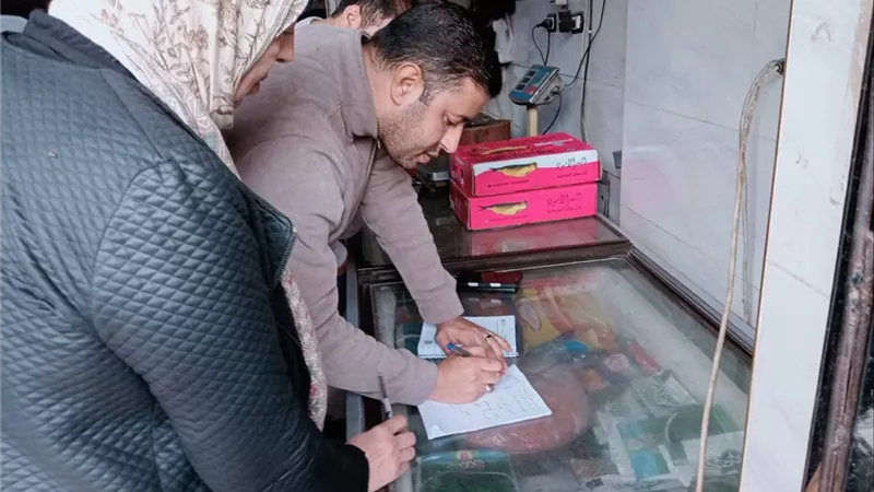 تموين القليوبية يضبط 1280 كجم لحوم وأسماك فاسدة بقرية أبو زعبل