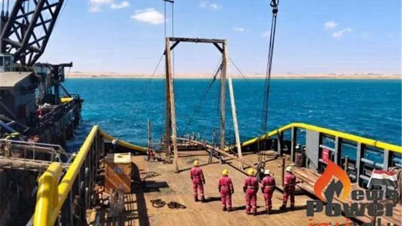شركة خدمات البترول البحرية تنفذ أول خط غاز بحري بتقنية الحفر الأفقي الموجه في مصر