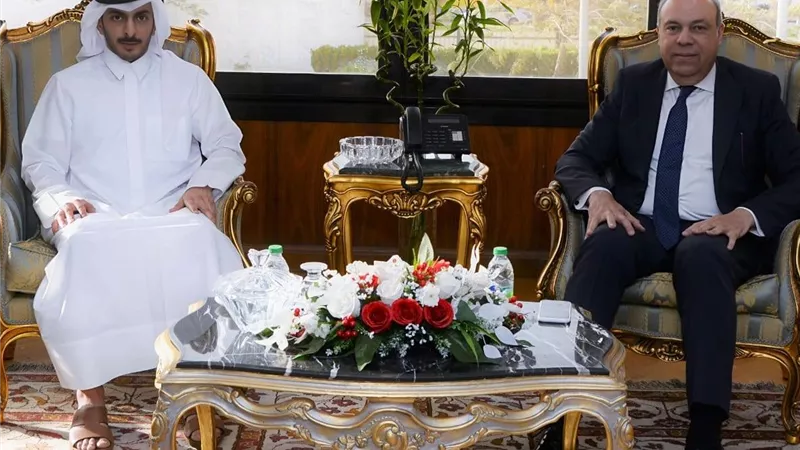وزير الطيران يبحث مع فهد آل ثاني إنشاء مصنع وقود طائرات مستدام بمصر