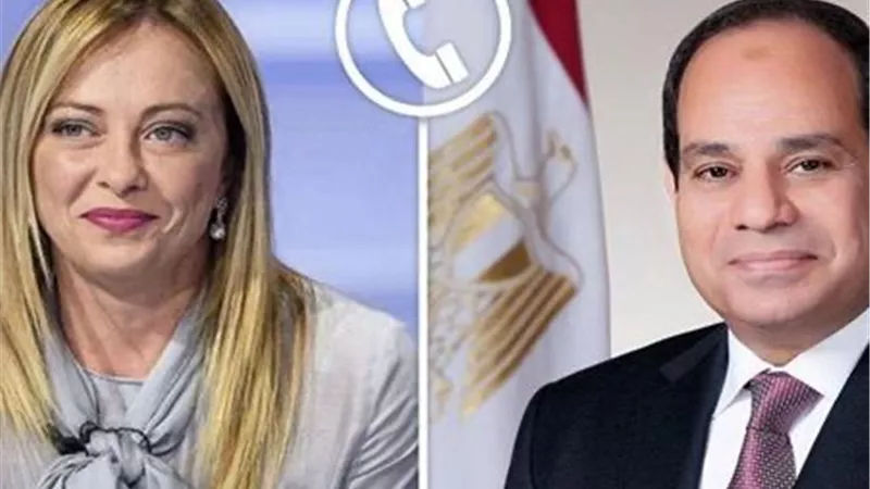 السيسي لرئيسة وزراء إيطاليا: يجب البناء على اتفاق وقف إطلاق النار بين أمريكا وإيران وتسوية القضايا العالقة