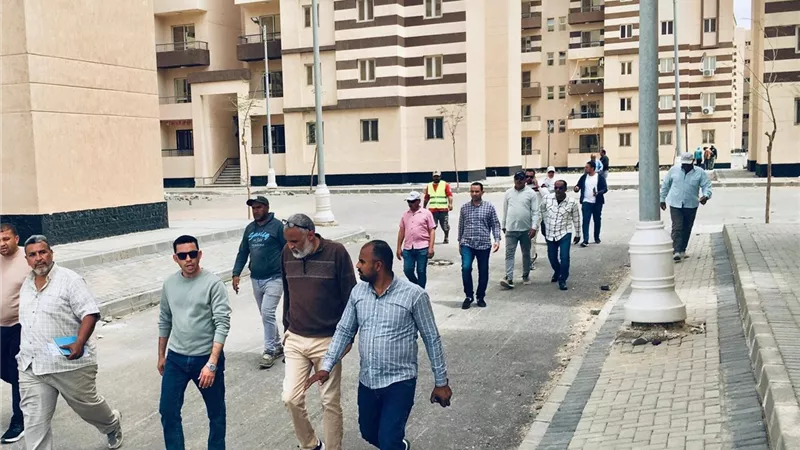 جولة مفاجئة لرئيس جهاز حدائق العاصمة بحي الأمل لرفع كفاءة الخدمات والمرافق