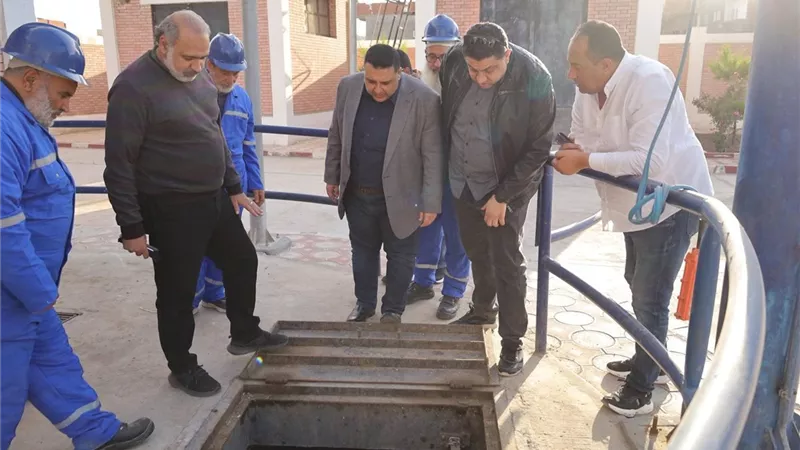 رئيس مياه البحيرة يتفقد رافع كوم البركة ويؤكد انتظام التشغيل وكفاءة الخدمة