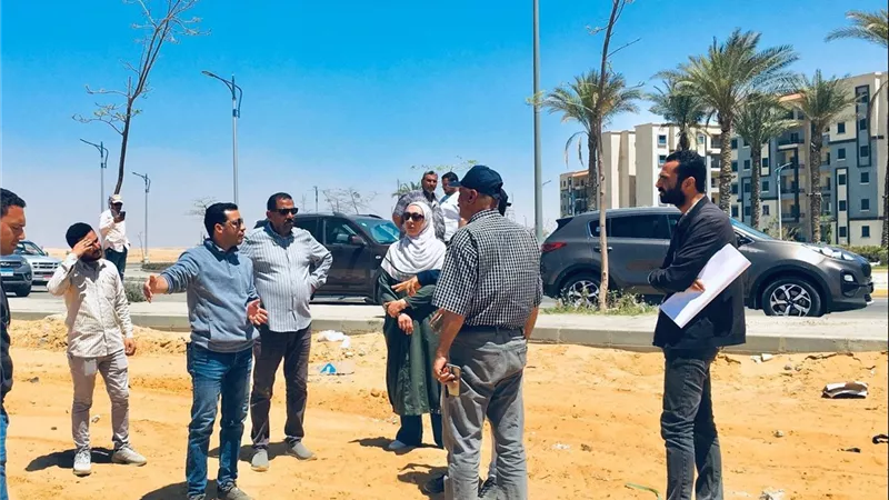 بمساحة 532 فداناً.. رئيس جهاز حدائق العاصمة يتابع ترفيق منطقة «البوليفارد» الاستثمارية