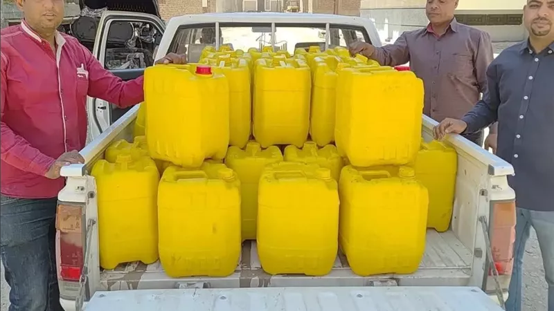 ضربة لمهربي السلع بالأقصر.. ضبط طن زيوت مجهولة المصدر قبل تداولها بالأسواق