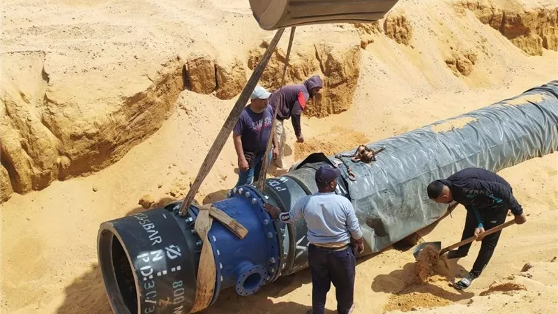 رئيس جهاز أكتوبر الجديدة يشدد على سرعة إنجاز خطوط ري المناطق الصناعية واللوجيستية