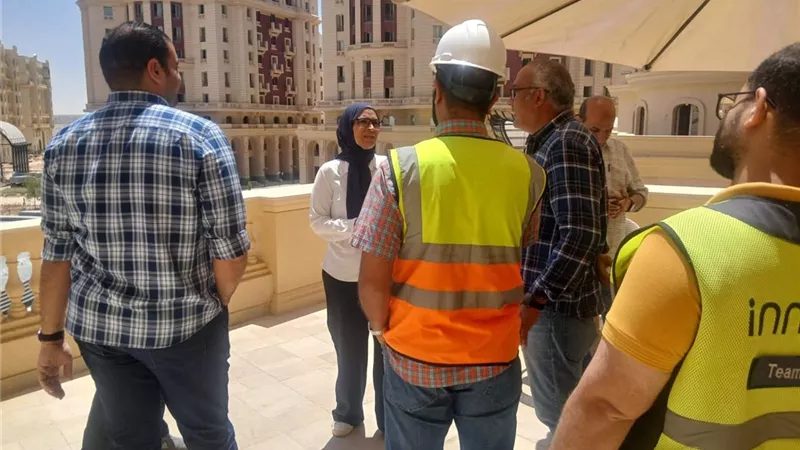 رئيس جهاز العاصمة الجديدة تتفقد الحى السكنى الخامس لمتابعة معدلات التنفيذ