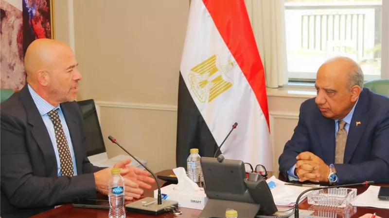 وزير الكهرباء يبحث مع مجموعة 