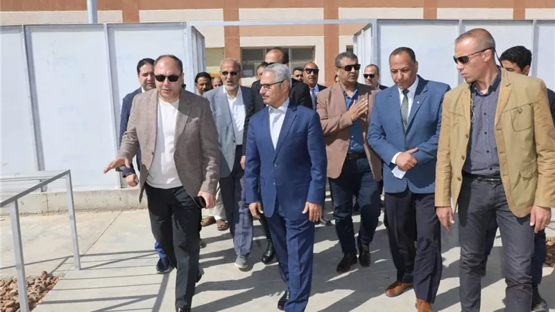 رئيس هيئة تنمية الصعيد يتفقد مجمع تجفيف الحاصلات الزراعية ببني سويف