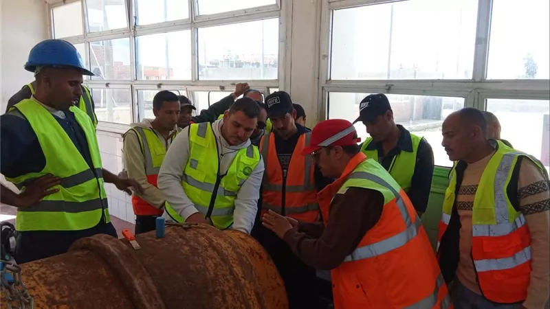 رفع جاهزية منظومة السلامة والصحة المهنية عبر تدريبات نوعية بمحطة شرنوب بالبحيرة