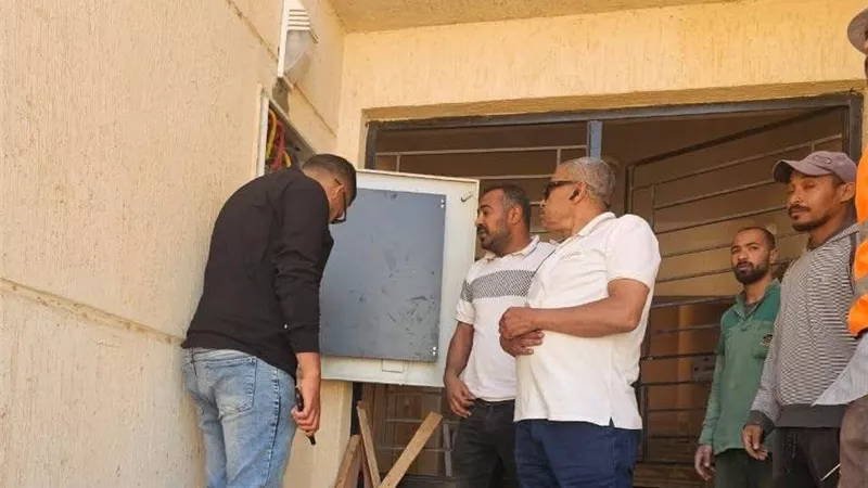 جهاز مدينة أكتوبر الجديدة يعلن الانتهاء من تسليم المرحلة الثالثة لمشروع كهرباء 