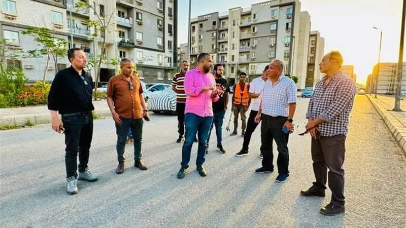رئيس جهاز العبور الجديدة يتابع أعمال النظافة والصيانة بمنطقة الـ2600 فدان