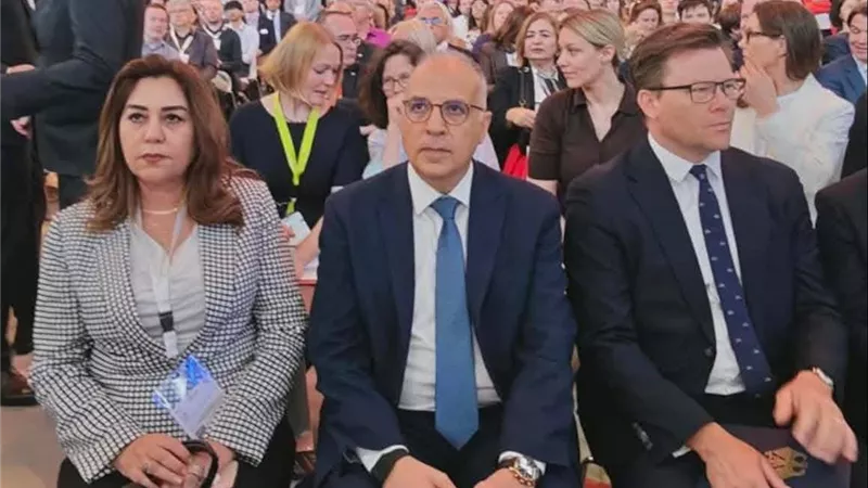 منال عوض تشارك في افتتاح أكبر تجمع عالمي لإدارة المخلفات بمدينة ميونيخ الألمانية