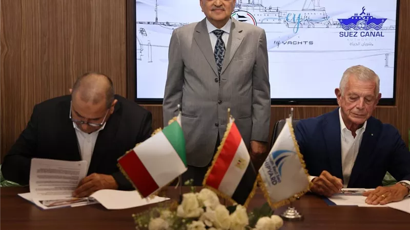 تعاون مصري إيطالي جديد لبناء قاطرات بحرية ويخوت سياحية بمعايير عالمية