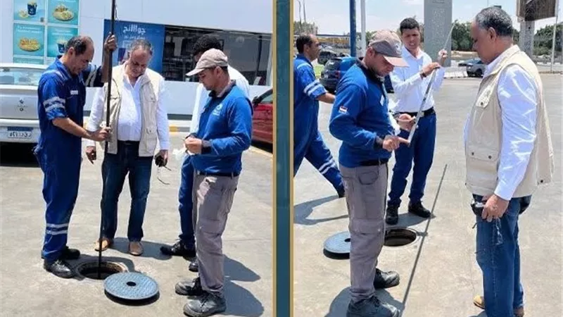 جولة رقابية مفاجئة للرئيس التنفيذي لهيئة البترول علي محطات الوقود ومستودعات مسطرد