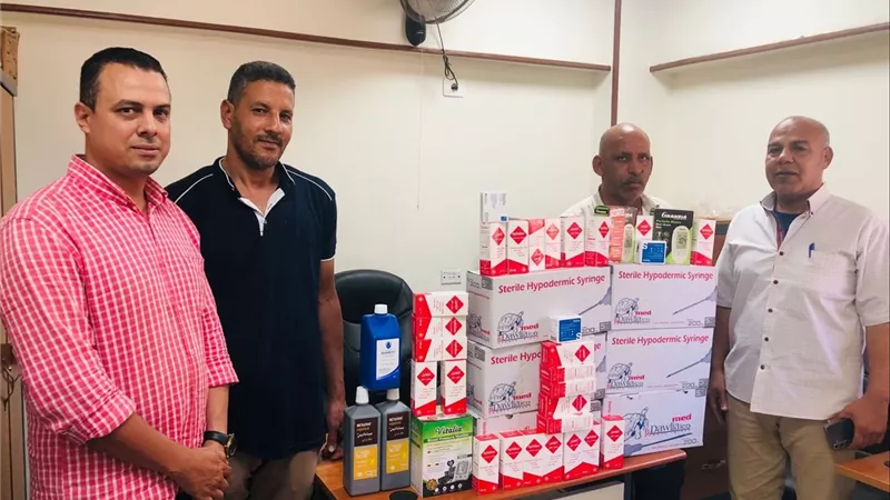 حملات مشتركة لتموين الفيوم وهيئة الدواء تضبط أدوية مغشوشة ومنشآت غير مرخصة